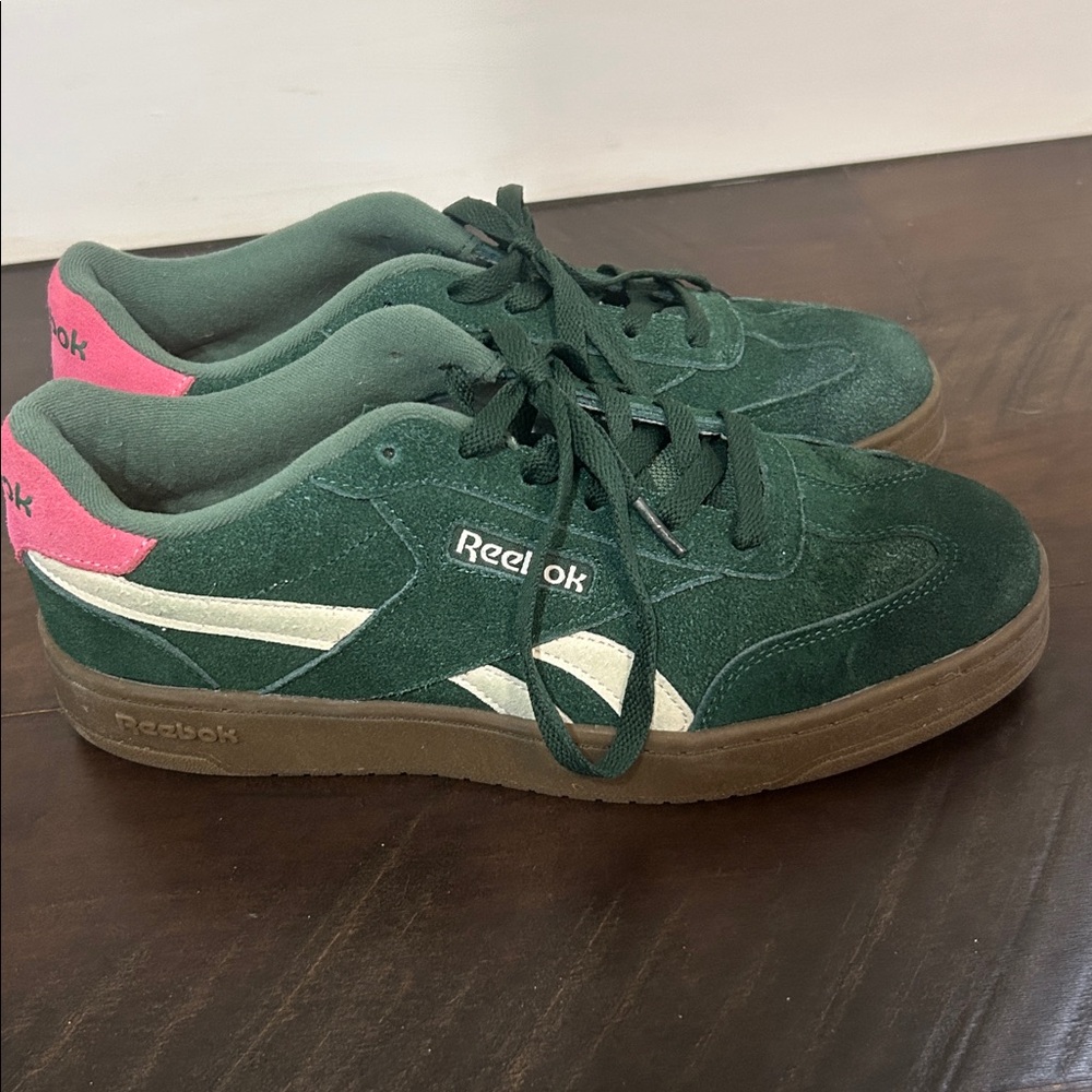 Reebok forte lounger sneaker suede tennis shoe 9